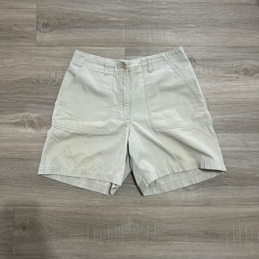 Jones New York Sport 100% cotton khaki bermuda shorts - Picture 2 of 4